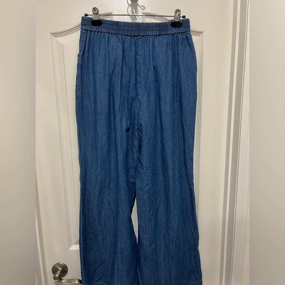 BCBGeneration Blue Denim Trousers NWT - Picture 5 of 7